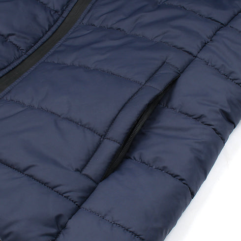 RL Navy Triple Pony Sleeveless Puffer Jacket
